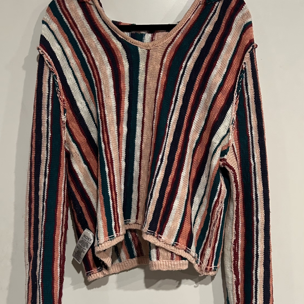Roxy Multicolor Striped Sweatshirt